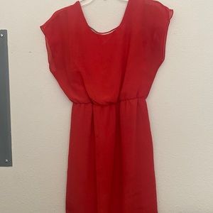 A red dress